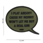 PATCH 3D PVC I PLAY AIRSOFT