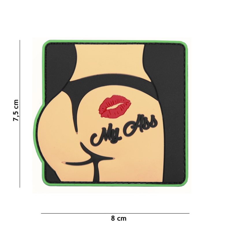 PATCH 3D PVC KISS MY ASS