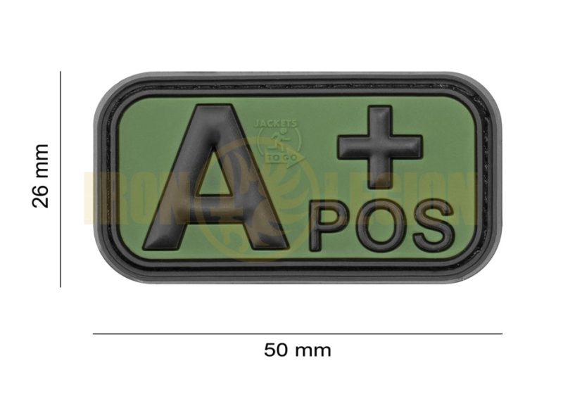 Bloodtype Rubber Patch JTG