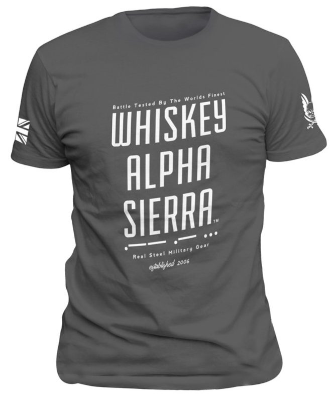 Tričko WHISKEY ALPHA SIERRA T-SHIRT Warrior