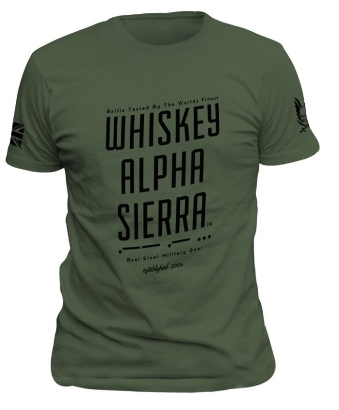 Tričko WHISKEY ALPHA SIERRA T-SHIRT Warrior