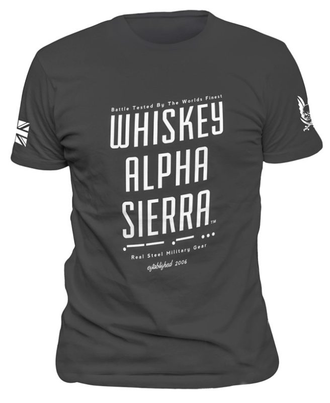 Tričko WHISKEY ALPHA SIERRA T-SHIRT Warrior