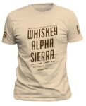 Tričko WHISKEY ALPHA SIERRA T-SHIRT Warrior