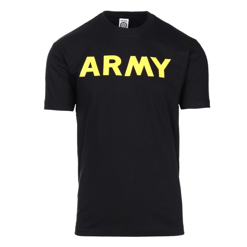 Tričko BLACK WITH PRINT ARMY 101 Inc.
