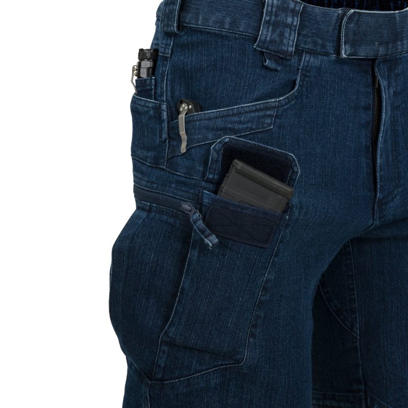 Kraťasy UTS® (URBAN TACTICAL SHORTS®) 11 - DENIM STRETCH Helikon