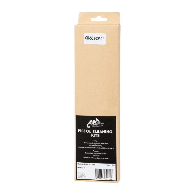 Súprava PISTOL CLEANING KITS FOR .38 / 9MM - COPPER Helikon