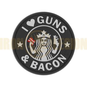Guns and Bacon Rubber Patch JTG